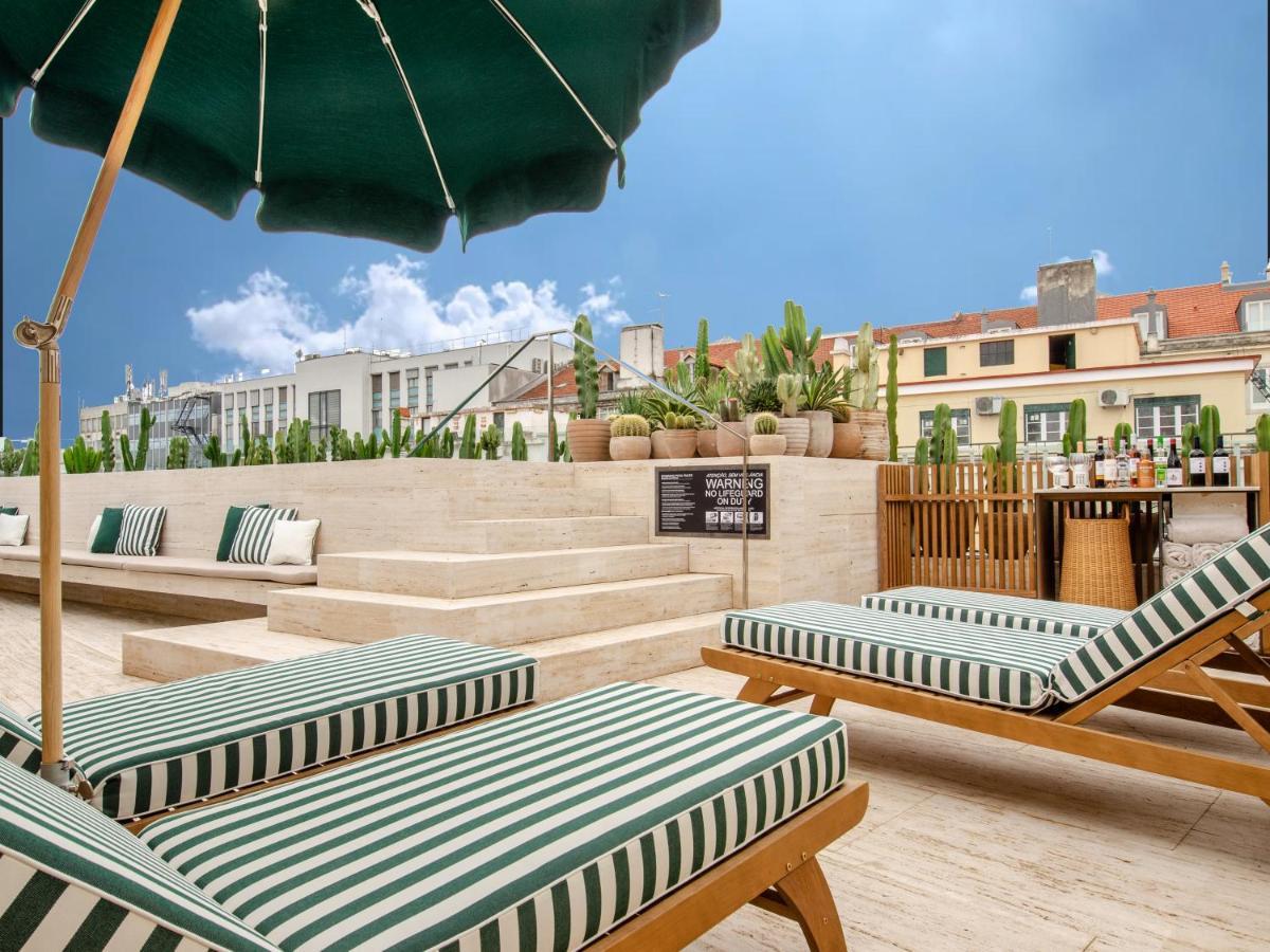 Browns Avenue Hotel Lisboa Dış mekan fotoğraf Rooftop terrace